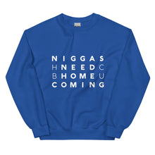 Niggas Need Homecoming Sweatshirt {in white}
