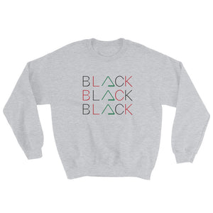 BLACK Multi Unisex Sweatshirt