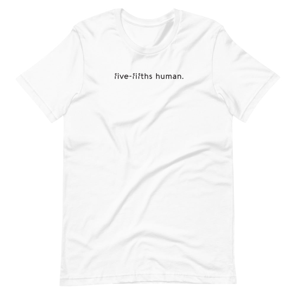Five-Fifths Human Center {in black} Unisex Tee
